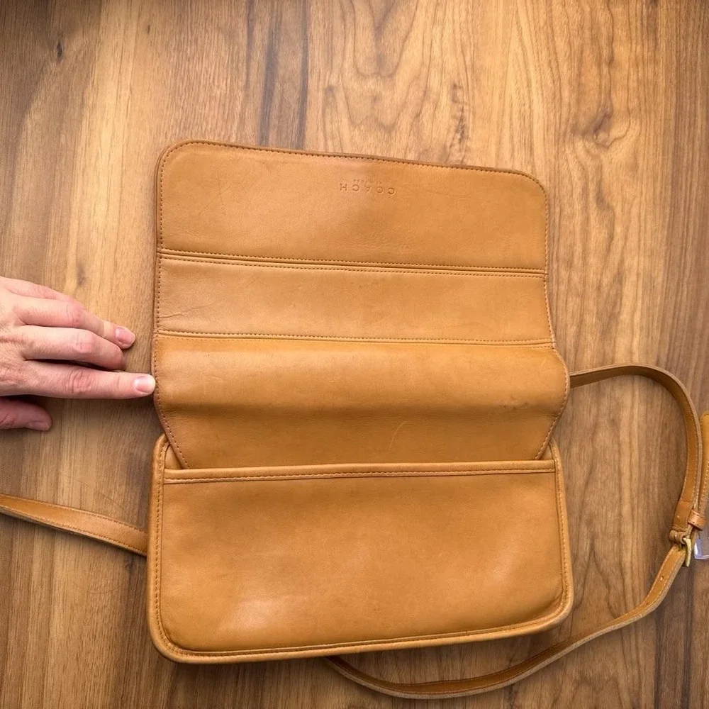 Coach Vintage Tribeca Convertible Clutch Crossbody Bag Tan M7D-9091 Made in USA